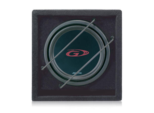 Alpine SBG-1044BR basskasse 10" Type-G, port 
